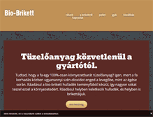 Tablet Screenshot of bio-brikett.hu